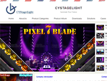 Tablet Screenshot of cystagelight.com